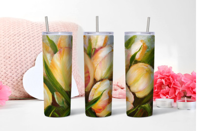 Tulip flower 20 gr sublimation in a glass