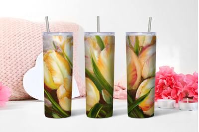 Tulip yellow 20 gr sublimation in a glass