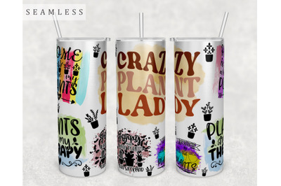 Plant Lover Tumbler Wrap, 20 Oz Skinny Tumbler Plant Lover Sublimation