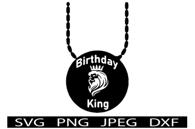 Birthday King SVG T-Shirt Design for Men