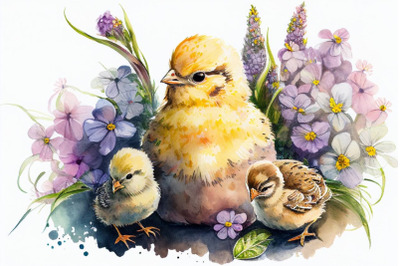 Spring Easter Chicks
