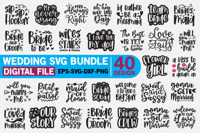 Wedding Svg Bundle