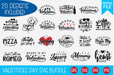 Valentine&#039;s Day SVG Bundle