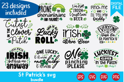 St. Patrick&#039;s Day SVG Bundle