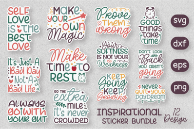 Inspirational Sticker Bundle