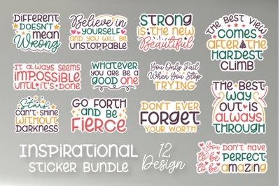 Inspirational Sticker Bundle