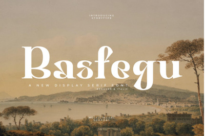 Basfegu Typeface