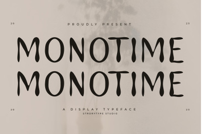 Monotime Typeface