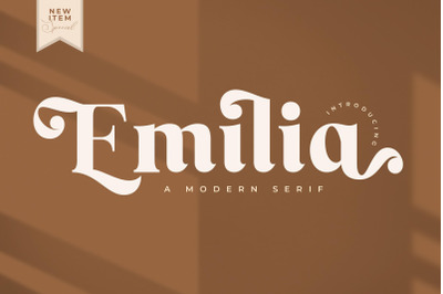 Emilia Typeface