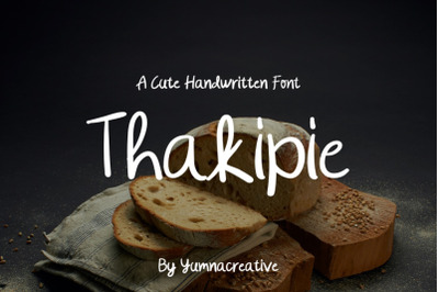 Thakipie - Cute Handwritten Font