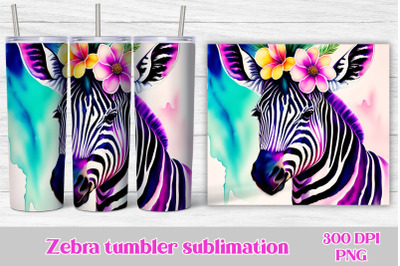 Zebra tumbler wrap | Animals tumbler