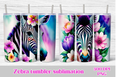 Zebra tumbler sublimation | Animals tumbler wrap