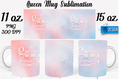 Queen Mug Sublimation | Coffee 11 Oz | 15 Oz Mug Sublimation