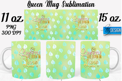 Queen Mug Sublimation | Coffee 11 Oz | 15 Oz Mug Sublimation