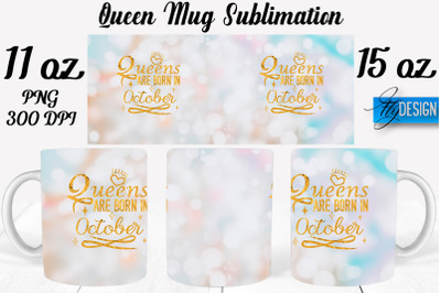 Queen Mug Sublimation | Coffee 11 Oz | 15 Oz Mug Sublimation