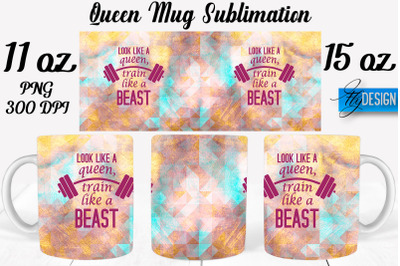 Queen Mug Sublimation | Coffee 11 Oz | 15 Oz Mug Sublimation