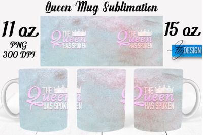 Queen Mug Sublimation | Coffee 11 Oz | 15 Oz Mug Sublimation