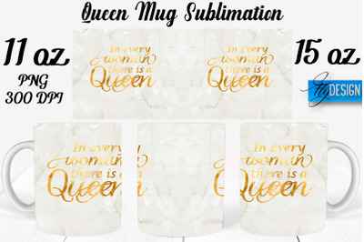 Queen Mug Sublimation | Coffee 11 Oz | 15 Oz Mug Sublimation