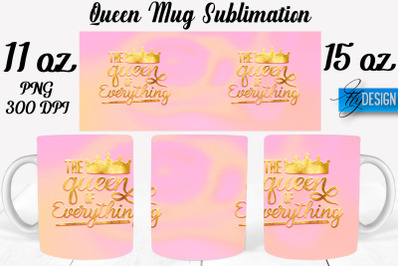 Queen Mug Sublimation | Coffee 11 Oz | 15 Oz Mug Sublimation