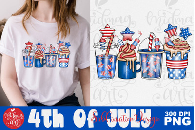 4th of july drink png, 4th of july png sublimation