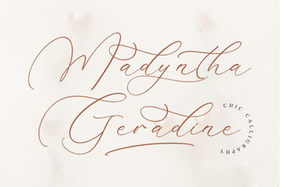 Madyntha Geradine - Chic Calligraphy