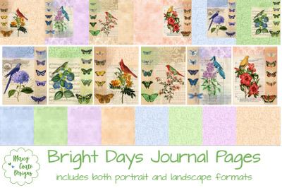 Bright Days Journal Pages