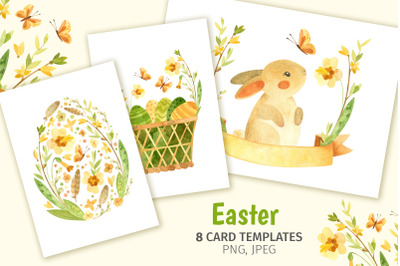Easter Bunny, Card Templates