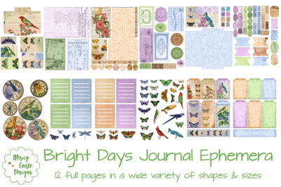 Bright Days Journal Ephemera
