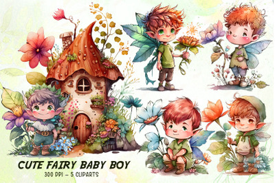 Cute Fairy Baby Boy Bundle