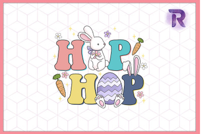 Hip Hop Retro Easter Bunny Easter Egg