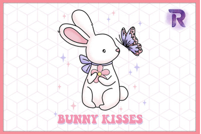 Bunny Kisses Easter Bunny Cute Bunny