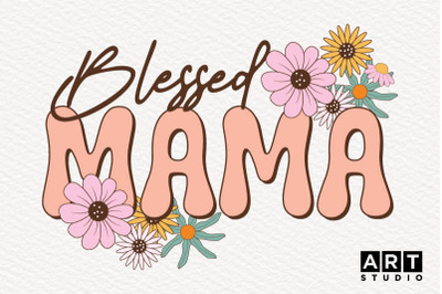 Blessed Mama Flower Sublimation