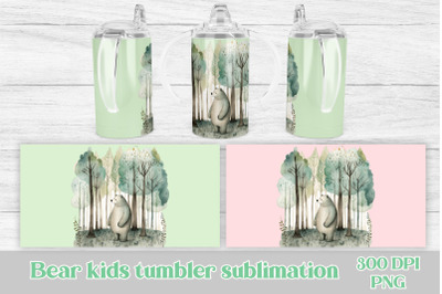 Sippy cup tumbler sublimation, Flower kids tumbler wrap By Svetana Studio