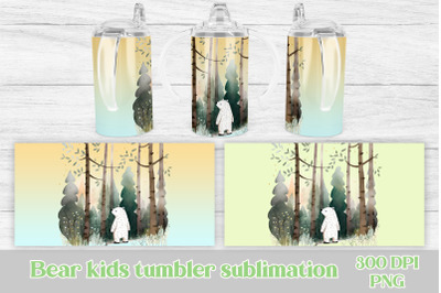 Rainbow Kids Sippy Cup Wrap. Sippy Cup Sublimation Wrap.