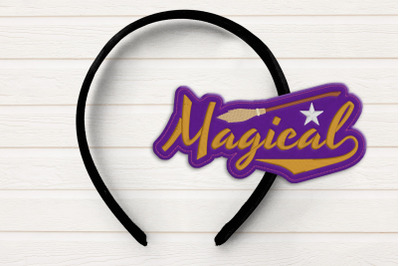Magical ITH Headband Slider | Applique Embroidery