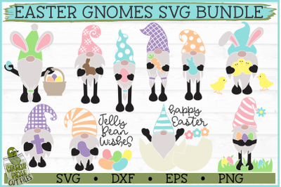 Easter Gnomes SVG Bundle