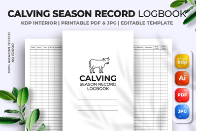 Calving Season Record Logbook KDP Interior