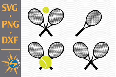 Tennis Racket SVG, PNG, DXF Digital Files Include