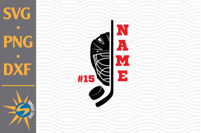 Hockey SVG, PNG, DXF Digital Files Include