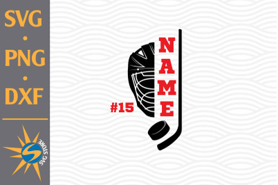 Hockey SVG, PNG, DXF Digital Files Include