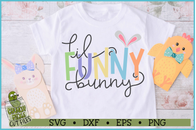 Lil Funny Bunny Easter SVG File