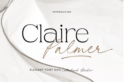 Claire Palmer- Elegant Font Duo