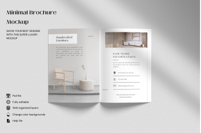 Minimal Brochure Mockup