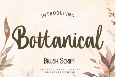 Bottanical Brush Script