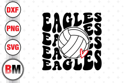 Eagles Volleyball SVG, PNG, DXF Files