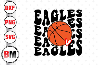 Eagles Basketball SVG, PNG, DXF Files