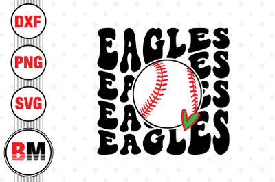 Eagles Baseball SVG, PNG, DXF Files