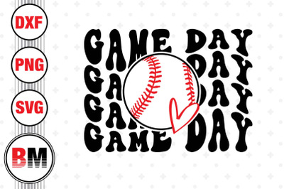 Game Day Baseball SVG, PNG, DXF Files