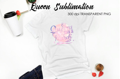 Queen Quotes Sublimation | Queen Design | Queen Sayings Design