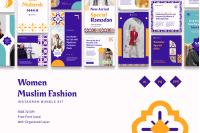 Women Muslim Fashion Bundle Kit